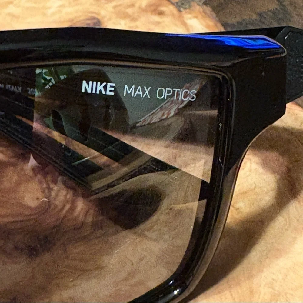Nike LEGEND Men's Sunglasses EV0940 010 Black/Volt Swoosh Gray Lenses